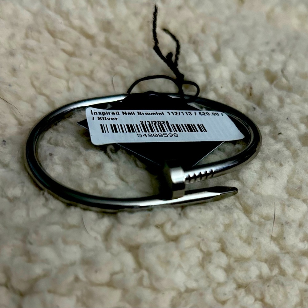 Inspired nail bracelet